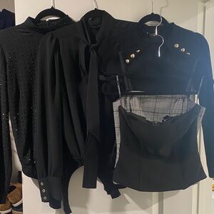 Marciano Elegant Black Tops Collection